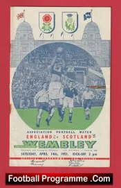 England v Scotland 1951 – Football Programme