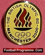 Manchester Olympic Bid Metal Badge 2000 – Oylmpic Games