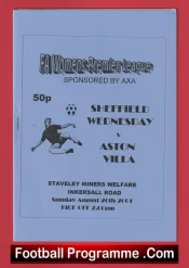 Sheffield Wednesday v Aston Villa 2001 –  Womens Football