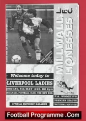 Milwall v Liverpool 1996 – Womens Football