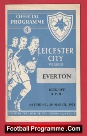 Leicester City v Everton 1954 – 1950s