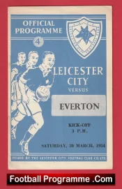 Leicester City v Everton 1954 – 1950s