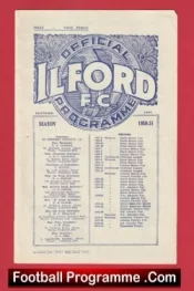 Ilford v Walthamstow Avenue 1951 – Essex Senior Cup 1950s