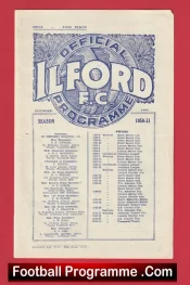 Ilford v Walthamstow Avenue 1951 – Essex Senior Cup 1950s