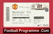Manchester United v Manchester City 2013 – Football Ticket