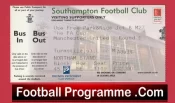 Southampton v Manchester United 2005 – Match Ticket