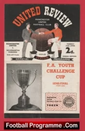 Manchester United v Wolves 1958 – Youth Semi Final + Token