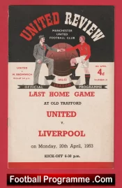 Manchester United v WBA 1953 – Man Utd 1950’s