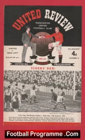 Manchester United v Manchester City 1952 – Manchester Utd 50’s