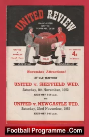 Manchester United v Burnley 1952 – 1950s Man United