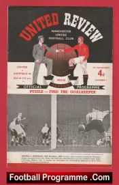 Manchester United v Sheffield Wednesday 1952 – Man United