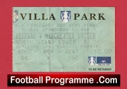 Arsenal v Manchester United 1999 - Ticket THE Giggs Wonder Goal - football memorabilia