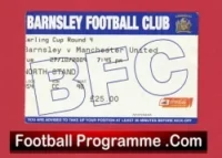 Barnsley v Manchester United 2009 – Football Ticket