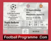 Bayern Munich v Manchester United 2001 – Football Ticket German