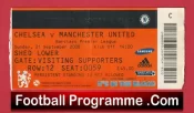 Chelsea v Manchester United 2007 – Football Ticket