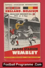 England v Belgium 1952 – Empire Stadium Wembley London