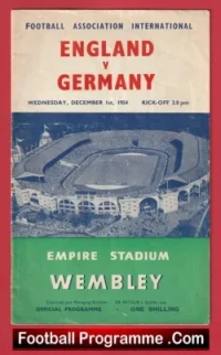 England v Germany 1954 – First Match On Cinema Screen