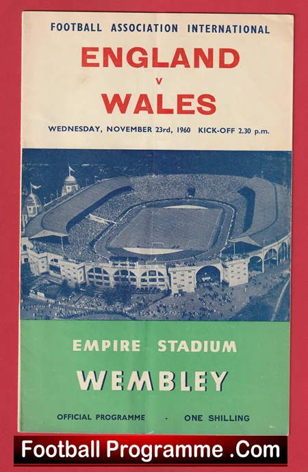 England v Wales 1960 - Football Programme - Image 2