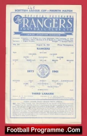 Glasgow Rangers v Third Lanark 1961 – Scotland