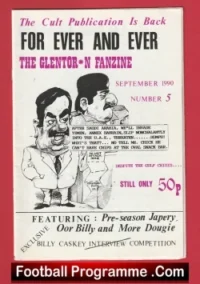 Glentoran Football Fanzine Magazine 1990