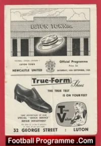 Luton Town v Newcastle United 1955 – 1950s