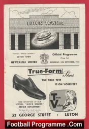 Luton Town v Newcastle United 1955 – 1950s