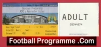 Manchester City v Manchester United 2007 – Football Ticket