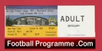 Manchester City v Manchester United 2008 – Man City Football Ticket
