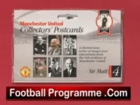 Manchester United Football Club Sir Matt Busby Collectors Postcards Set