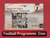 Manchester United Football Club Sir Matt Busby Collectors Postcards Set