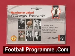 Manchester United Football Club Sir Matt Busby Collectors Postcards Set - football memorabilia