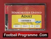 Manchester United Man Utd Season Ticket Book LMTB 1999 2000