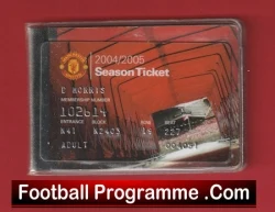 Manchester United Man Utd Season Ticket Book LMTB 2004 2005 - football memorabilia