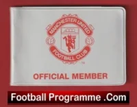 Manchester United Man Utd Season Ticket Book LMTB 1995 1996