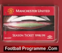 Manchester United Man Utd Season Ticket Book LMTB 1998 1999 Treble