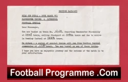 Manchester United Ticket Application League Cup Final 1983 + Itinerary Slip - football memorabilia