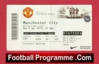 Manchester United v Manchester City 2013 – Football Ticket