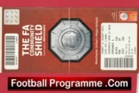 Manchester United v Wigan Athletic 2013 – Community Shield Match Ticket