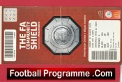 Manchester United v Wigan Athletic 2013 – Community Shield Match Ticket