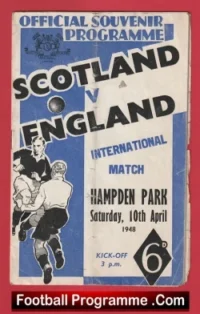 Scotland v England 1948 – Hampden Park 1940s