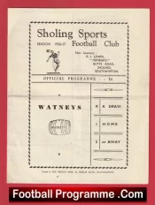 Sholing Sports v Ryde Sports 1957 – Hampshire League