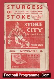 Stoke City v Newcastle United 1951