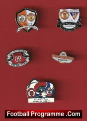 Manchester United Football Badge Collection Man Utd Badges X 5