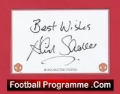 Manchester United David Sadler Autographed Signed Football Card Man Utd
