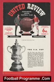 Manchester United v Stoke City 1965 – Man Utd 65 FA Cup Match