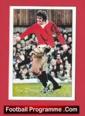 Manchester United Ian Storey Moore Autograph Signed Football Card Man Utd