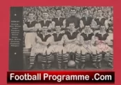 Burnley Football Club Multi Autographed Signed Team Picture 1953 – 1954
