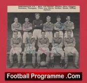 Portsmouth Football Club Multi Autographed Signed Team Picture 1951 – 1952