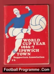 Ipswich Town Football Handbook 1966 – 1967 World Cup Year