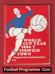 Ipswich Town Football Handbook 1966 – 1967 World Cup Year